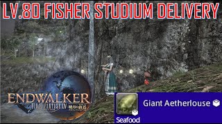 Final Fantasy XIV  Lv80 Studium Fisher Delivery Giant Aetherlouse [upl. by Horn]