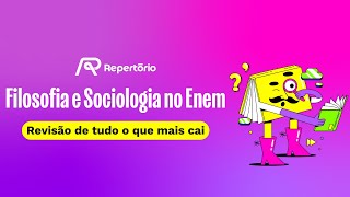 Tudo o que mais cai em Filosofia e Sociologia no Enem MARATONA 1º DIA ENEM [upl. by Mandel204]