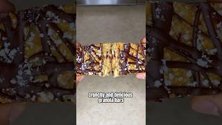 BEST GRANOLA EVER🥜🍫granola chocolate snickers peanutbutter oatsrecipe easyrecipe fyp [upl. by Ralaigh59]