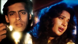 Jiye To Jiye Kaise Bin Aapke 💔  Saajan Song  Salman Khan  Madhuri Dixit  SPB Anuradha Paudwal [upl. by Elbas]