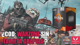 CALL OF DUTY WARZONE con graficas INTEGRADAS del PROCESADOR RYZEN 5 5600g  60FPS [upl. by Marino]