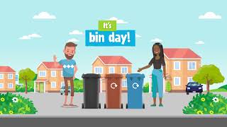 Blue Black Brown Green Not sure when your next bin collection is [upl. by Yarazed259]