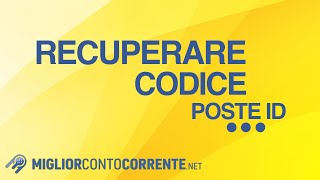 Come recuperare il codice PosteID dimenticato o perso [upl. by Xel243]