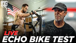 MAX EFFORT ROGUE ECHO BIKE TEST  LIVE w Chris Hinshaw [upl. by Ion]