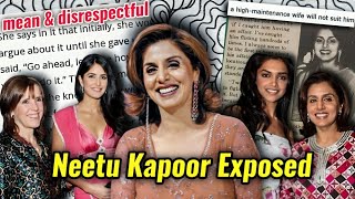 NEETU KAPOOR BEING MANIPULATIVE DISRESPECTING KATRINA amp DEEPIKA BECAUSE THEY DATED RANBIR [upl. by Isacco]