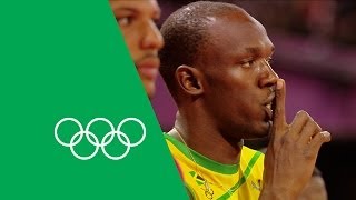 Usain Bolt Talks London 2012 100m 200m amp Relay Gold  Olympic Rewind [upl. by Nydia]