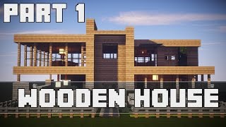 Modernes HOLZHAUS  25x15  Tutorial  HD  Deutsch [upl. by Ashil]