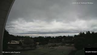 May 27 2024 dawn to dusk sky timelapse from Marquette Michigan [upl. by Ansaev]