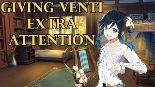 Giving Venti Extra Attention and Genshin ASMR Roleplay Listener x Venti Romantic [upl. by Clyte]