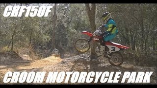 Trail Riding at Croom Motorcycle Park Florida  Honda CRF150F [upl. by Lesh310]