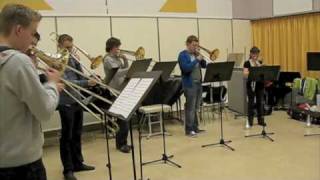 1st rehearsal Young Trombone Collective [upl. by Trudey]