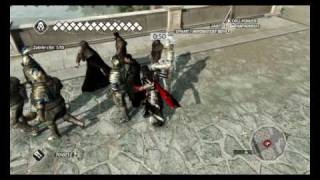 Assassins Creed 2 Kill 10 Brutes in 60 seconds  Hidden Blades only [upl. by Ydne]