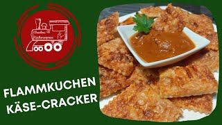 Der 🔨 FLAMMKUCHEN  KÄSECRACKER  Thermomix® TM6TM5 TM31 [upl. by Converse856]