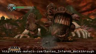 Dantes Inferno Walkthrough  Chapter 3 Cerberus Boss Fight [upl. by Polloch]