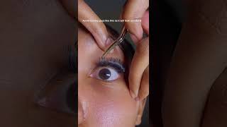 How to apply cluster lashes tutorial for beginners [upl. by Aniv]