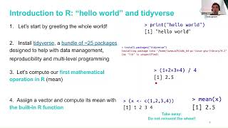 Introductory Statistical Computing for Biostatistics  SWB open online statistics courses [upl. by Hollyanne]