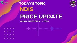 NDIS pricing update July 1 2024 with Plan Manage Assist [upl. by Yesnikcm643]