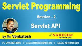 Servlet Tutorial  Servlet API  Servlet Programming Part2  MrVenkatesh [upl. by Somisareg909]