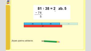 Písemné dělení dvojciferným číslem 8138 dlouhý zápisMM pro 5roč 1 díl str 42 cv 1 úvod [upl. by Buonomo125]