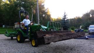 John Deere 1026R Hydraulics Repaired [upl. by Cirdor]