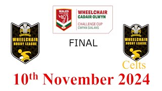 2024 Cwpan Sialans Cadair Olwyn  Welsh Wheelchair Challenge Cup  10 November 2024 [upl. by Durnan283]