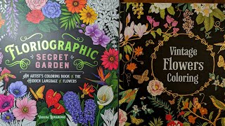 Floriographic Secret Garden coloring bookVintage Flowers by new seasons publication [upl. by Ahseneuq665]