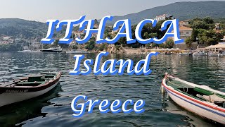 Ithaca Greece  Full Island Tour  Travel on Car Ferry [upl. by Barbette]