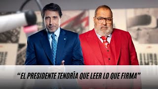 El pase de Eduardo Feinmann y Jorge Lanata “El presidente tendría que leer lo que firma” [upl. by Htebazileyram]