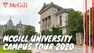 McGill University Campus Tour 20202021  Montreal Quebec [upl. by Leuams]