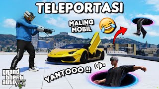 MALING MOBIL PAKE SENJATA TELEPORTASI  GTA 5 ROLEPLAY [upl. by Ecirb963]