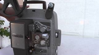 NCauctionscom 255A Bell amp Howell Autoload 8mm Film Projector [upl. by Kerat]