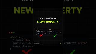 CENTER Your Div with This ONE New Property Trick feedshorts coding cssanimation javascriptdev [upl. by Cahan]