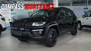 Avaliação  Novo Jeep Compass Night Eagle 20 Multijet II Diesel 2018  Curiosidade Automotiva® [upl. by Nalepka]