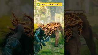 God of war ragnarok kratos beats the giant lion 🤯 ytshorts trending viralshorts [upl. by Prasad884]