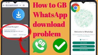 gb whatsapp kaise download problem  How to Download GB WhatsApp Latest Version Download [upl. by Mixam40]