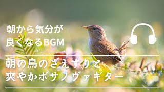 Natural Sonic「朝の鳥のさえずりとさわやかボサノヴァ」  朝から気分が良くなるBGM [upl. by Jolenta]