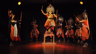 Yakshagana  Chakravyuha Abhimanyu Kalaga  A performance by female artists [upl. by Conte]