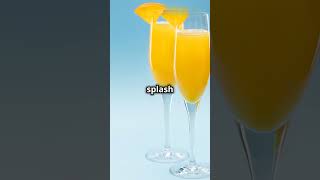 Mimosa cocktail facts alcoholicdrink recipe subscribe beverage shorts [upl. by Yenttihw]