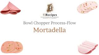 Bowl Chopper ProcessFlow for Mortadella Sausages [upl. by Mikey446]