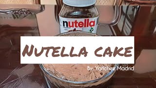 Nutella Cake in Microwave Oven [upl. by Higginson]