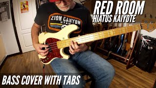 Hiatus Kaiyote  Red Room  Bass Cover with Tabs [upl. by Kamal]