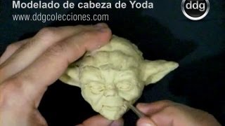 Yoda Star Wars boceto de cabeza escultura por DDG [upl. by Ahslek517]