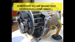 sortir un volant magnétique de débroussailleuse sans arrache volant [upl. by Ecnaiva387]