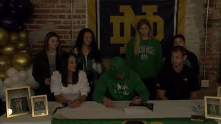 The Luck of the Irish Aneyas Williams commits to Notre Dame [upl. by Mcfadden114]