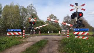 Spoorwegovergang Vragender  Dutch Railroad Crossing [upl. by Kaleena]