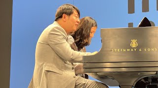 Piano duet of Lang Lang and Boston Mayor Michelle Wu [upl. by Uzia]