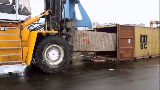 BelloStone GmbH loading of granite blocks [upl. by Aerdnas]