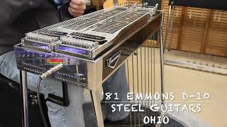 Emmons D 10 PP Pedal Steel Guitar [upl. by Ewer4]