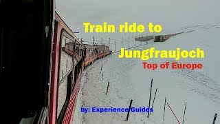 Train ride to Jungfraujoch  Switzerland [upl. by Robet]