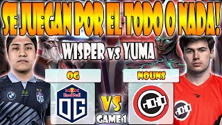 OG VS NOUNS BO2GAME 1WISPER CEB BZM VS GUNNAR YUMA LELIS  BETBOOM DACHA DUBAI 2024  DOTA [upl. by Alimat51]